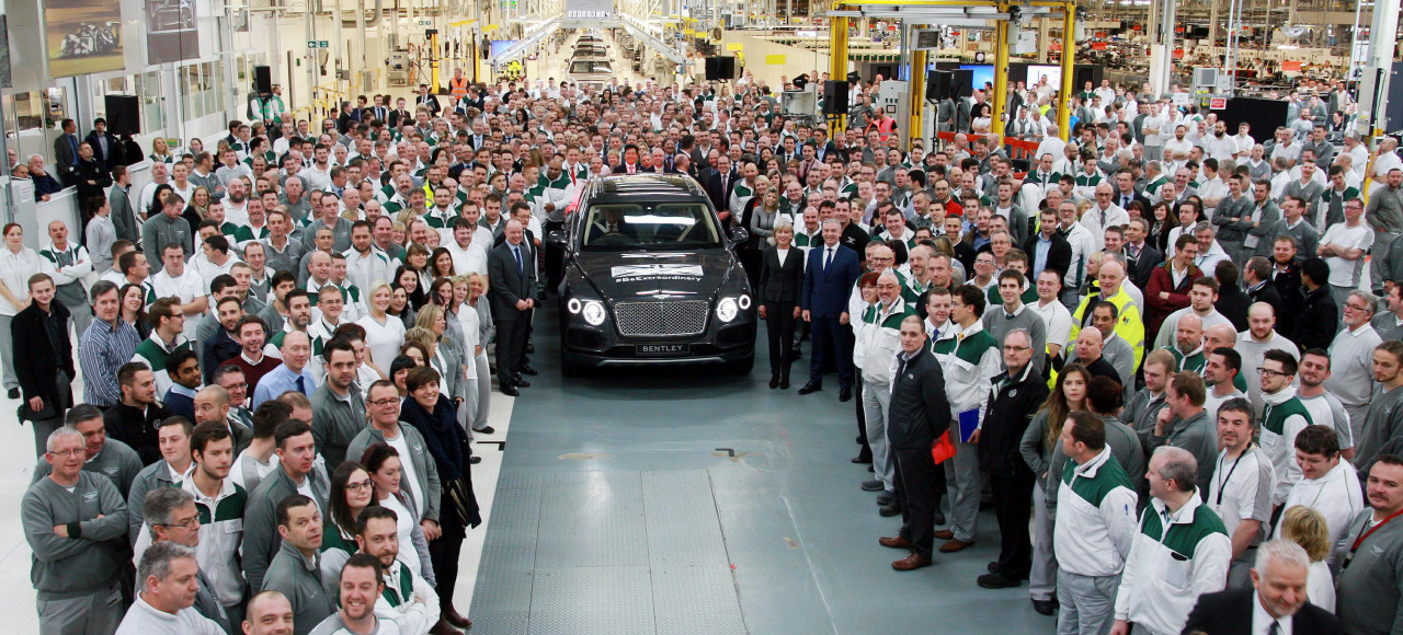 Выпущен первый кроссовер Bentley Bentayga