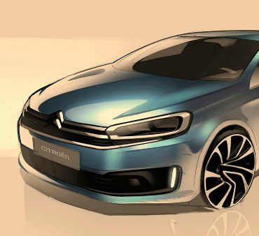 Citroen опубликовал эскизы обновленного C-Quatre
