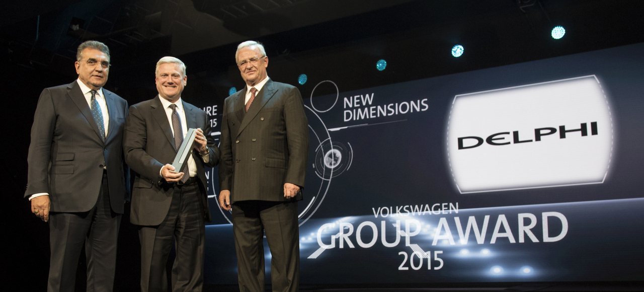 Delphi признан одним из лучших поставщиков Volkswagen