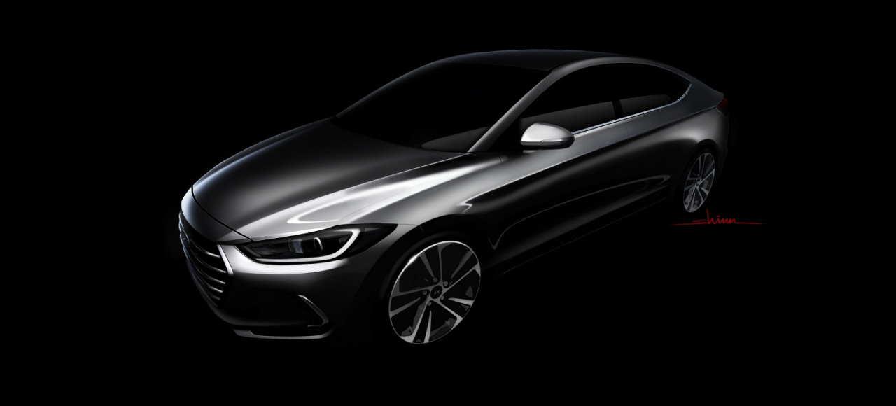 Hyundai показал тизер новой Elantra