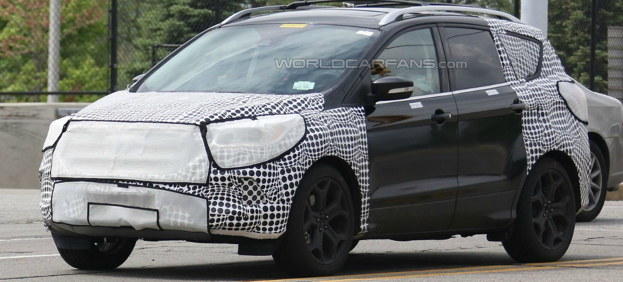 Обновленный Ford Kuga вышел на испытания