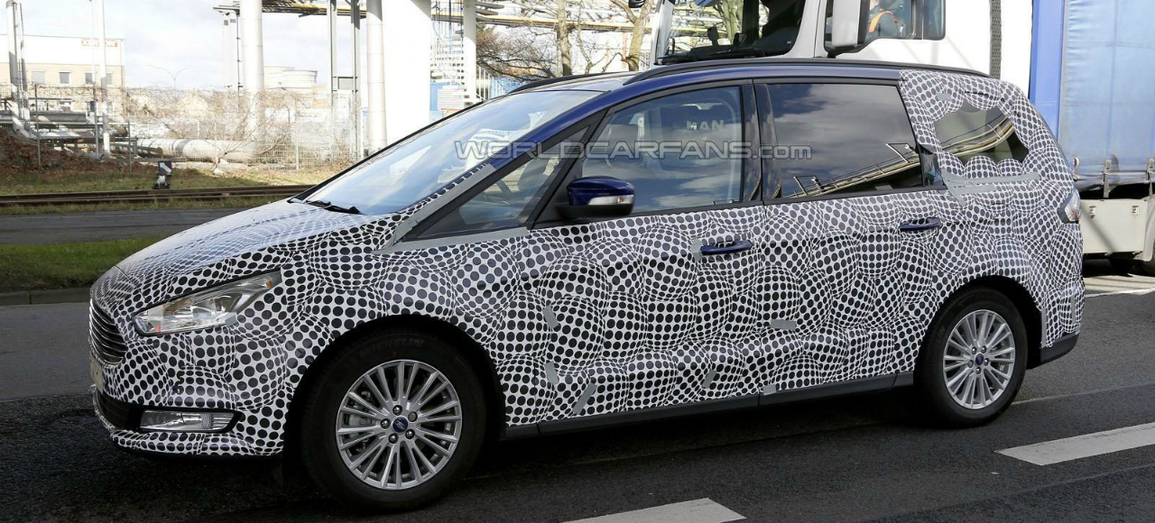 Новый Ford Galaxy замечен с меньшим камуфляжем