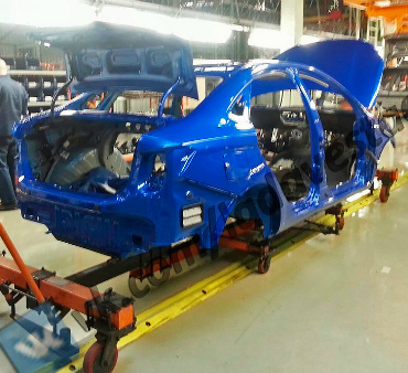 На «ИжАвто» приступили к покраске пилотной партии Lada Vesta