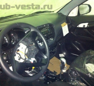 Появились фото салона Lada Vesta