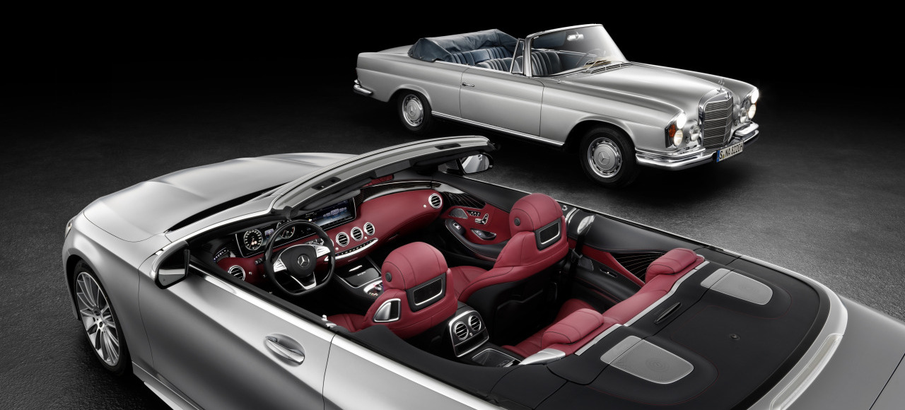 Mercedes представил тизер нового S-Class Cabriolet