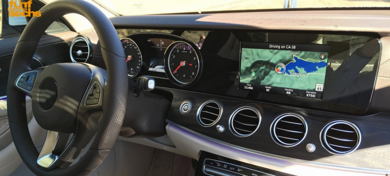 Папарацци заглянули в салон базового Mercedes E-Class