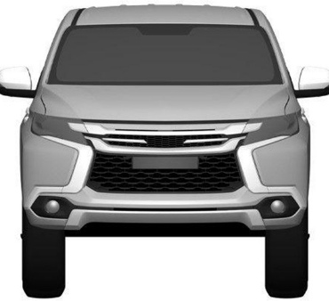 Появились первые изображения обновленного Mitsubishi Pajero Sport
