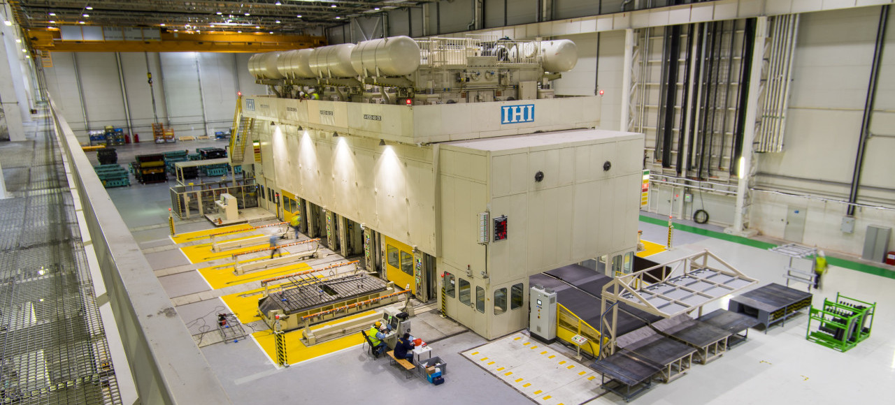 На питерском заводе Nissan заработал цех штамповки