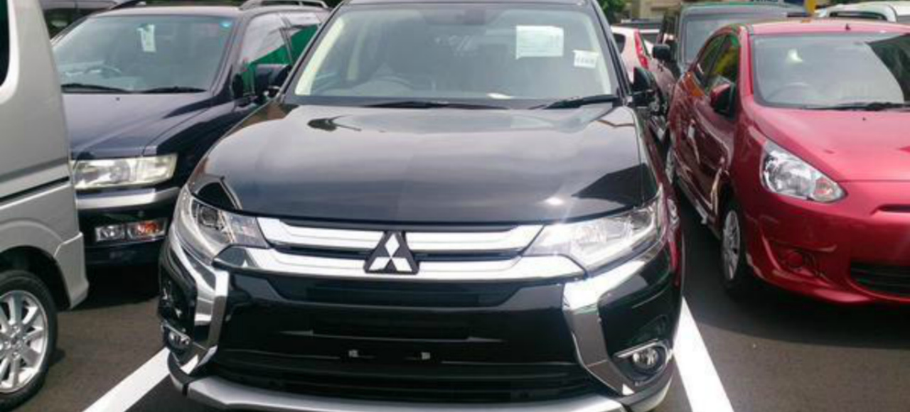 Замечен гибридный Mitsubishi Outlander