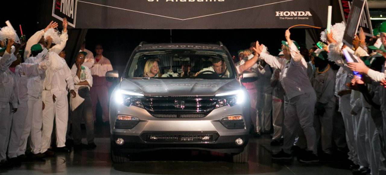 В США началось производство обновленного Honda Pilot