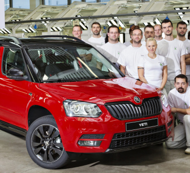 Skoda выпустила пятисоттысячный Yeti