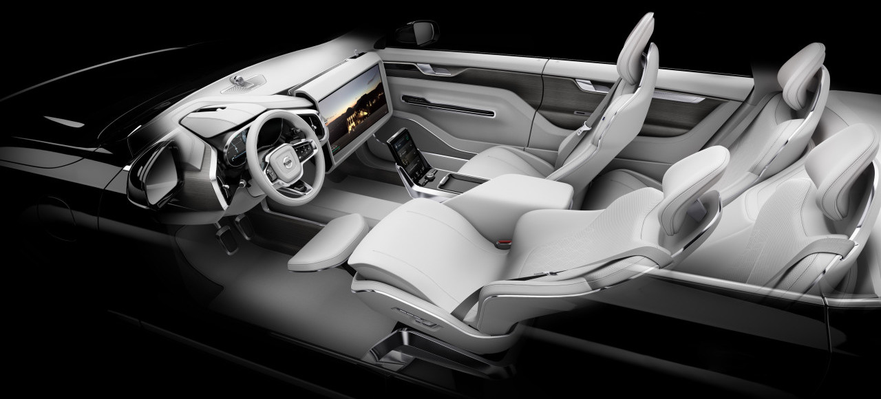 Volvo показала интерьер будущих автономных авто