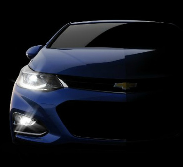 Chevrolet показал тизер нового Cruze