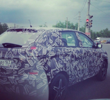 Прототип Lada Xray замечен во время испытаний