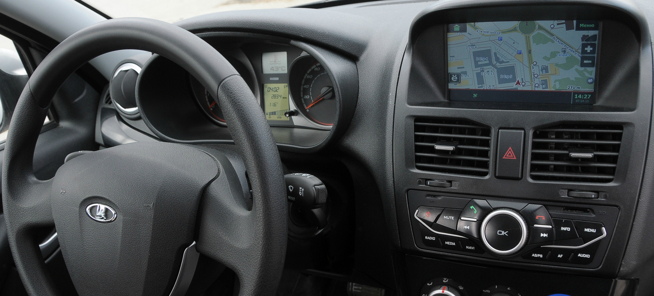 Стартовали продажи Lada Kalina с новым навигатором