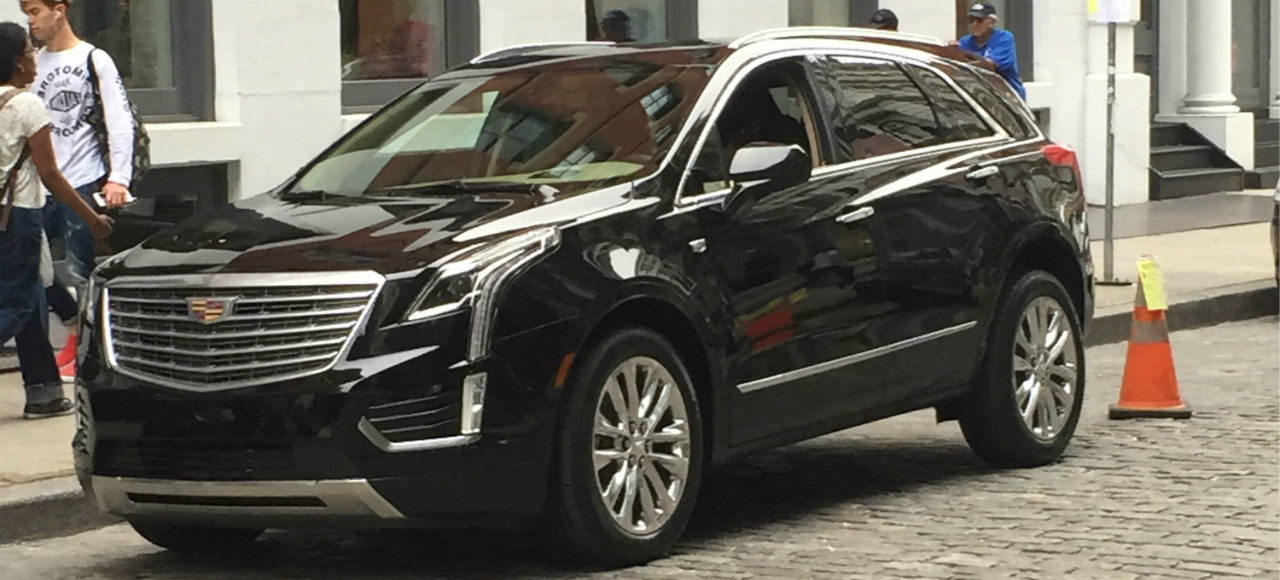 Новый кроссовера Cadillac XT5 замечен без камуфляжа
