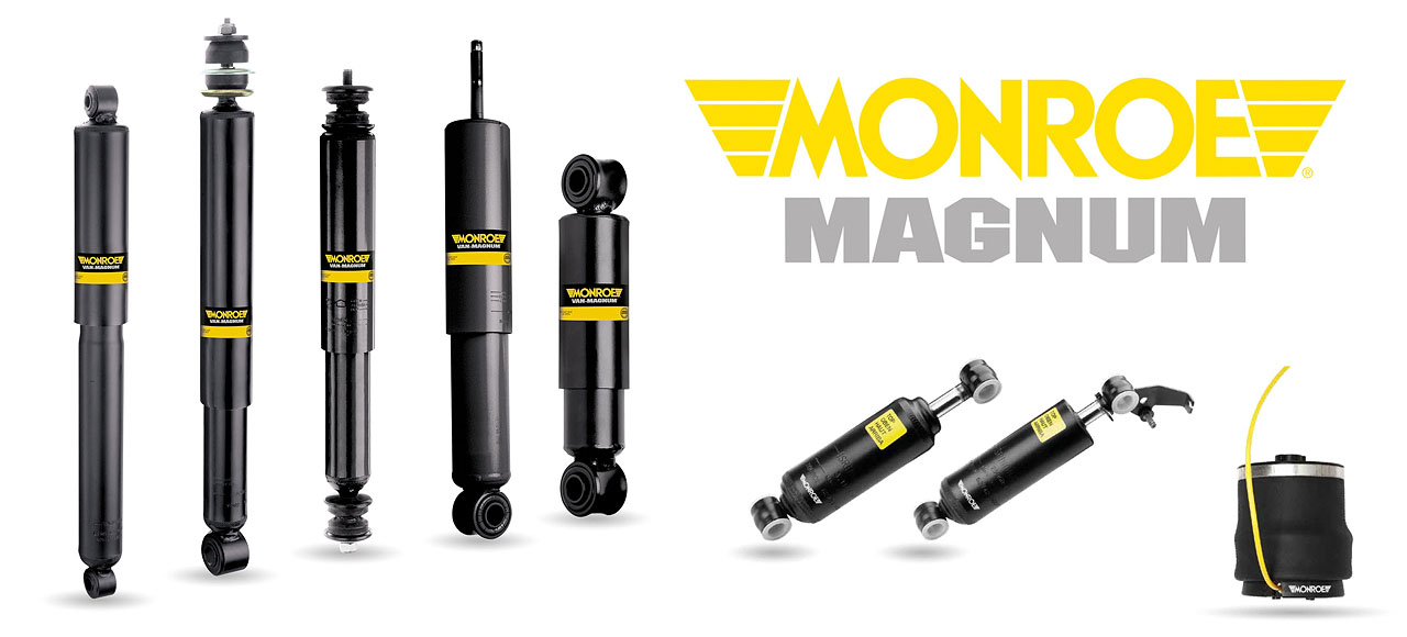 Черный — новый цвет амортизаторов Monroe® Magnum