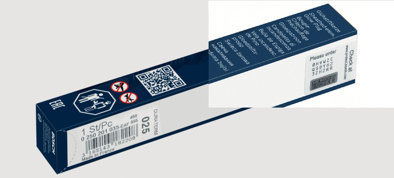 Bosch KeySecure System – проверка подлинности автозапчастей