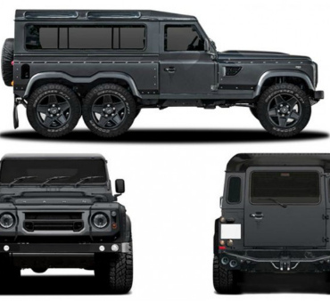 В Женеве покажут Land Rover Defender 6x6