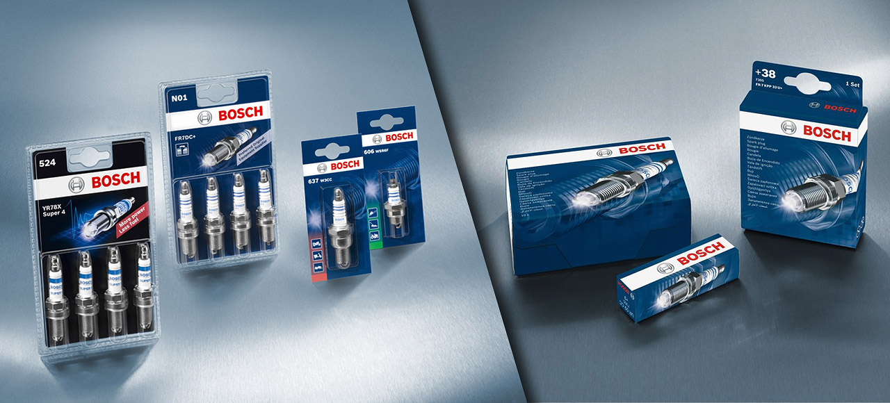 Свечи зажигания Bosch в новой упаковке