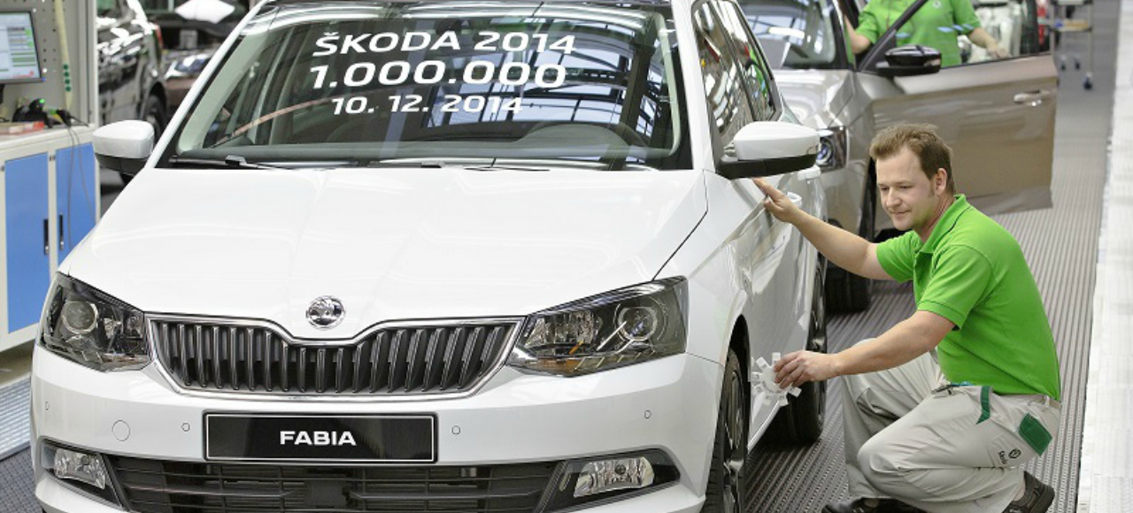Миллионной Skoda стала Fabia