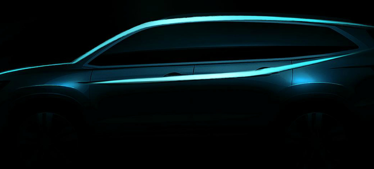 Первый тизер нового Honda Pilot