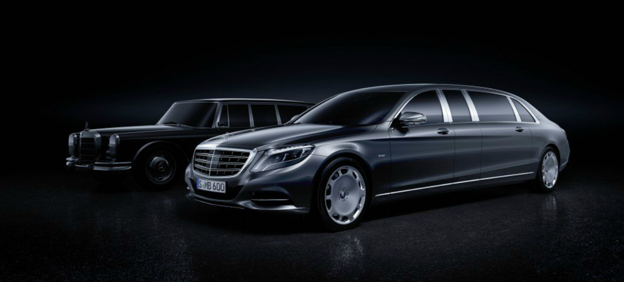 Появились первые изображения Mercedes-Benz Pullman