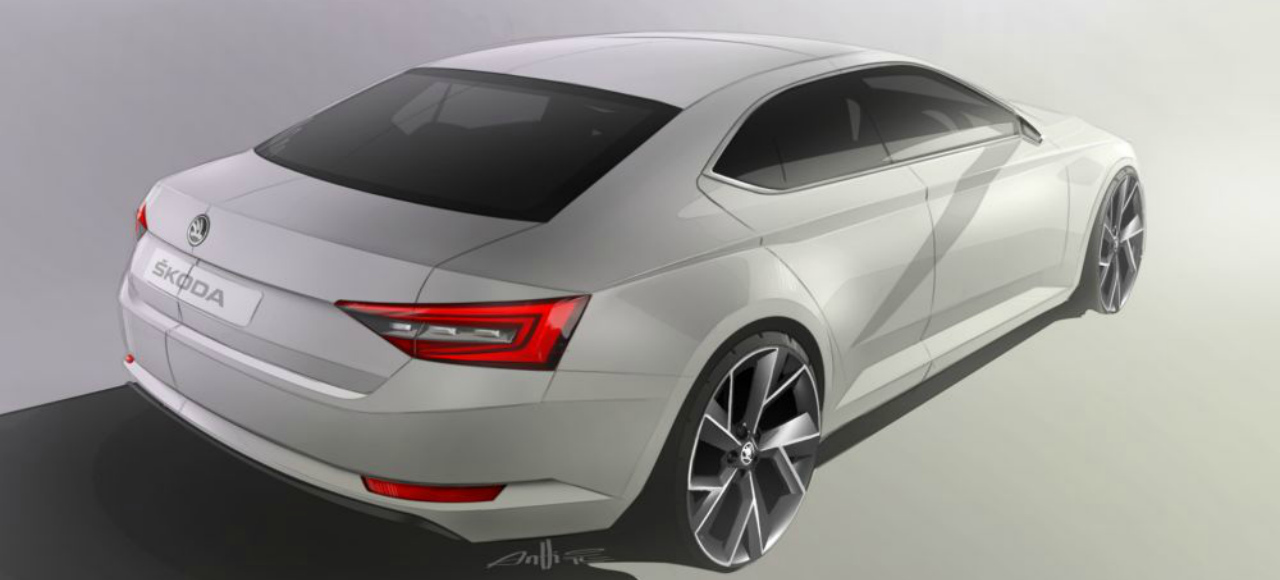 ŠKODA представила революционный дизайн нового Superb