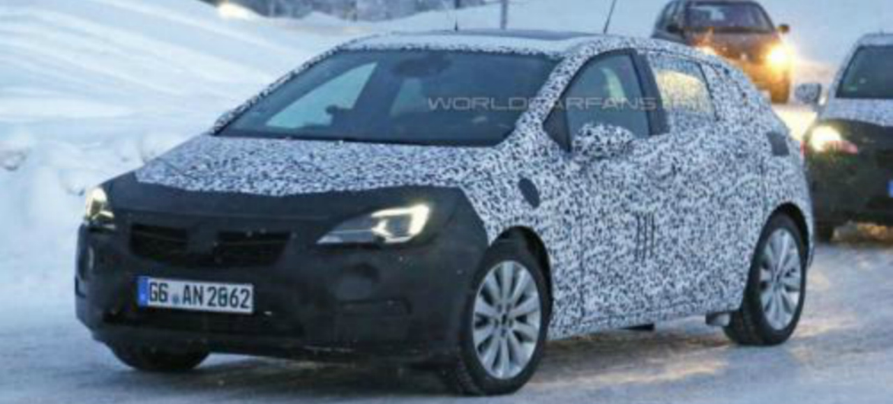 Замечен новый Opel Astra