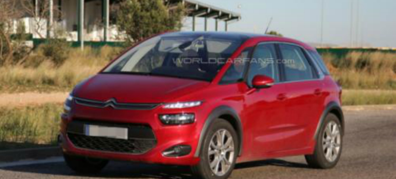 Внедорожный Citroen C4 Picasso засветился на дорогах
