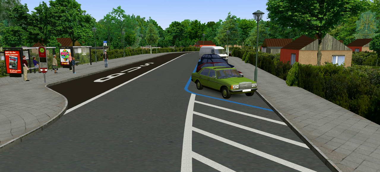 В России может появиться синяя разметка и знак парковки