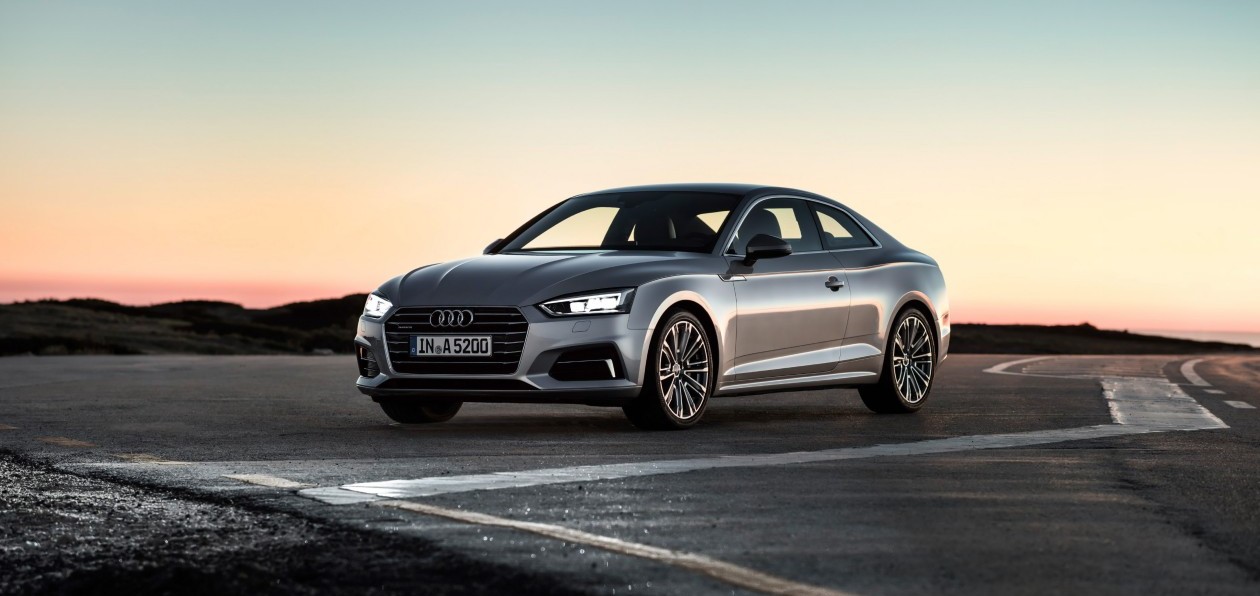 Новый Audi A5 Coupe доехал до Петербурга