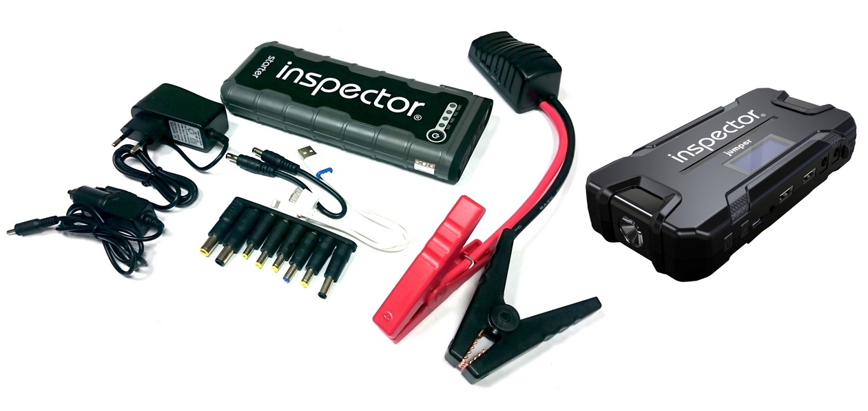 На рынок вышли новые универсальные пуско-зарядные устройства Inspector Starter и Inspector Jumper