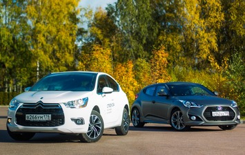 Тест-драйв Hyundai Veloster и Citroen DS4: неформал против хипстера