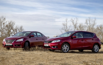 Тест-драйв Nissan Sentra и Nissan Tiida: седан или хэтч?