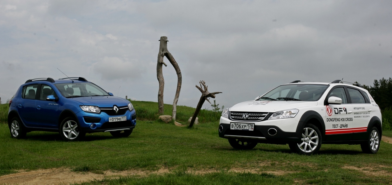 Тест-драйв Renault Sandero Stepway против Dongfeng H30 Cross: зачет авансом