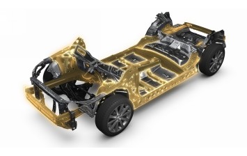 Subaru показала шасси для новой Impreza