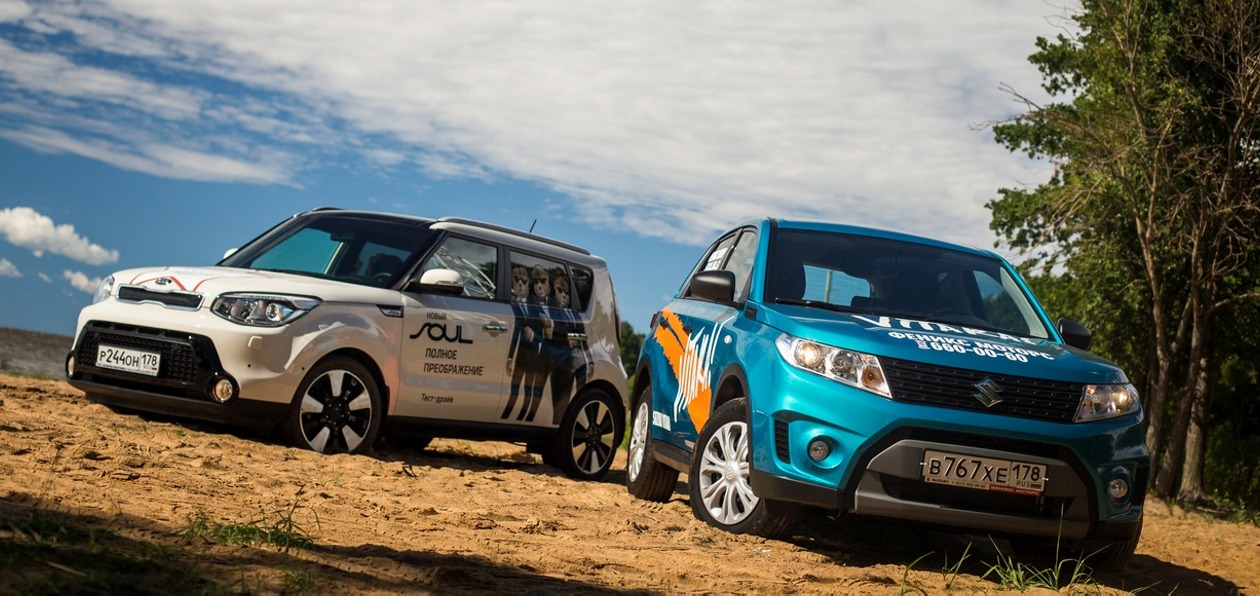 Тест-драйв нового Suzuki Vitara 2WD против Kia Soul: скромность – не порок