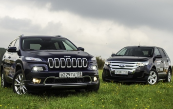 Тест-драйв Jeep Cherokee и Ford Edge: евромериканцы