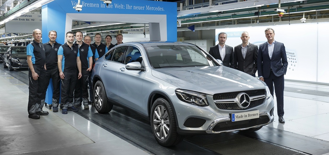 Mercedes запустил в производство новый GLC Coupe