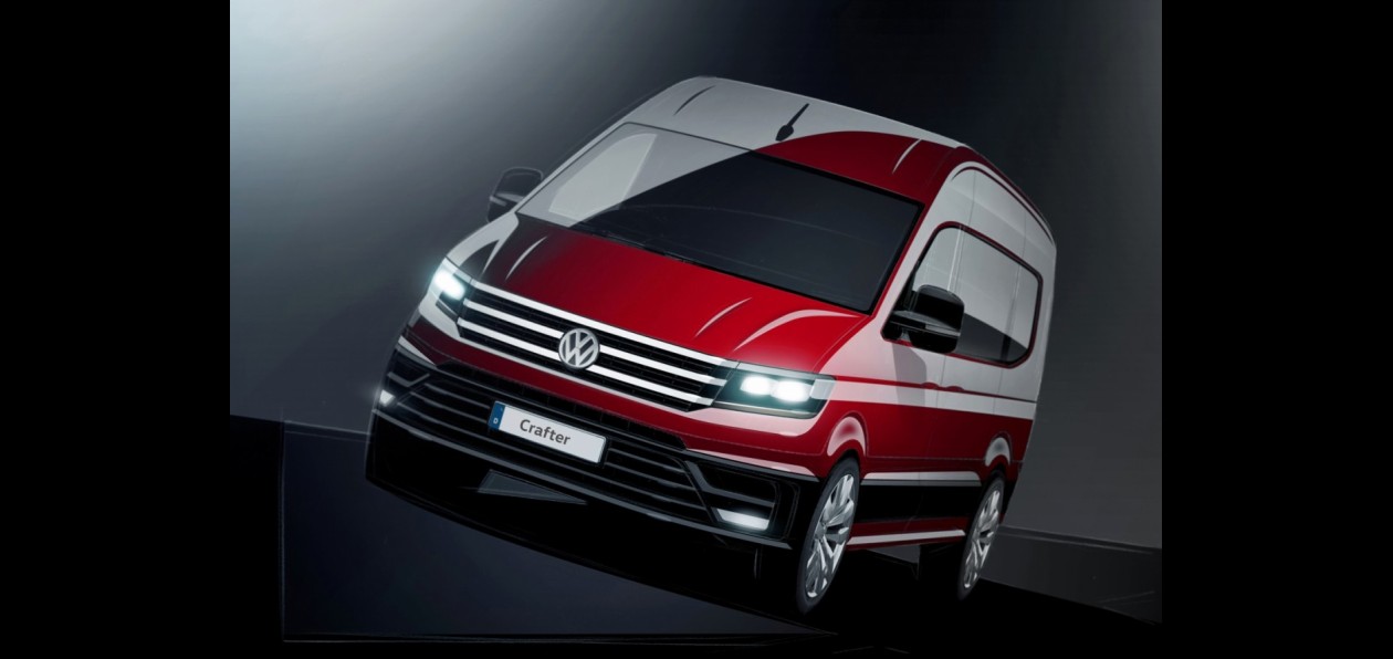 Volkswagen показал скетч нового Crafter