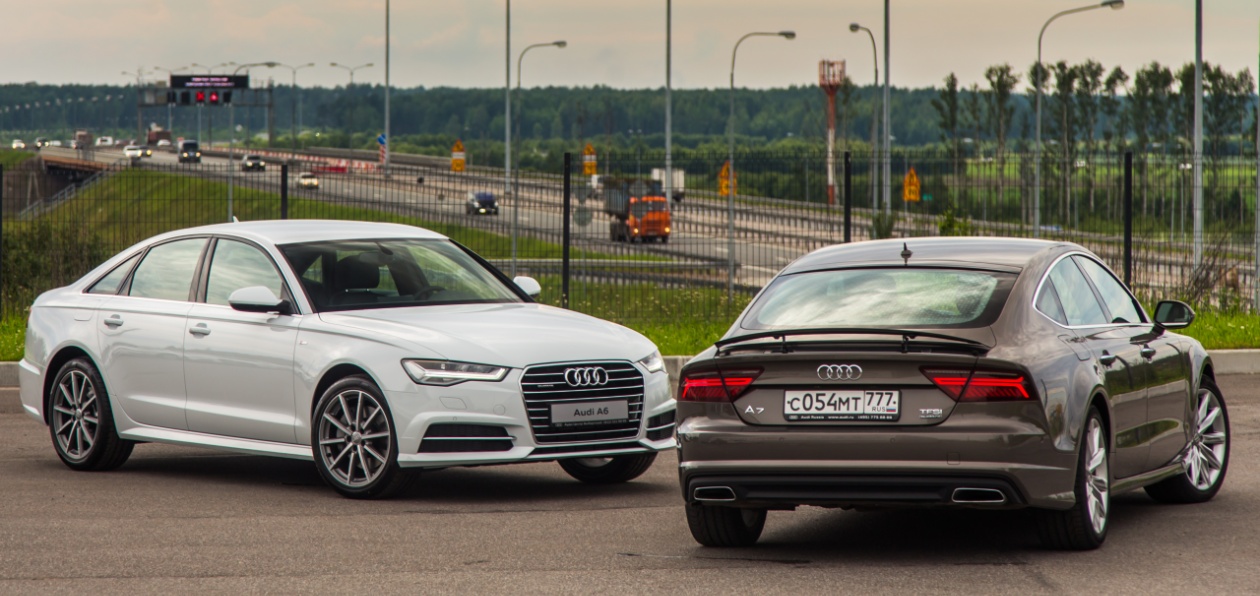 Тест-драйв Audi A6 и Audi A7 Sportback: какая цифра правильнее?
