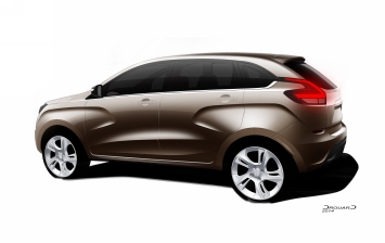 В Сети появился скетч нового Lada XCODE