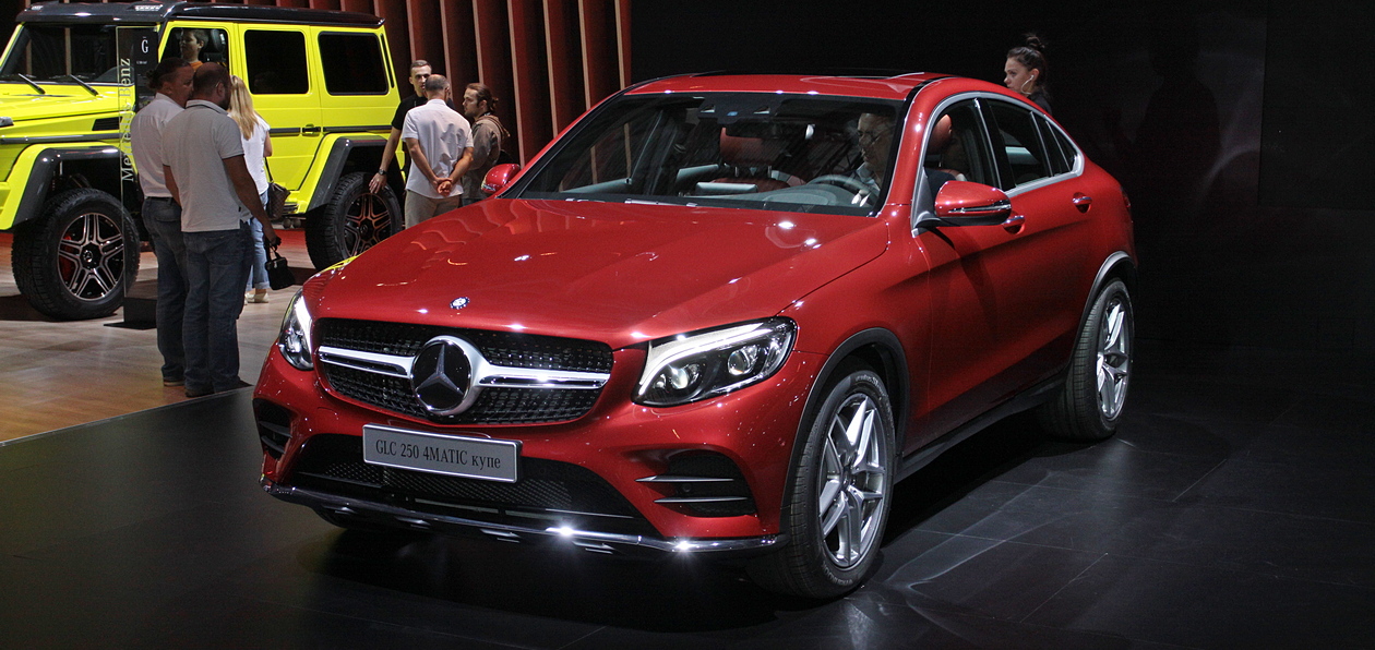 ММАС 2016: Mercedes GLC Coupe доедет до России в сентябре