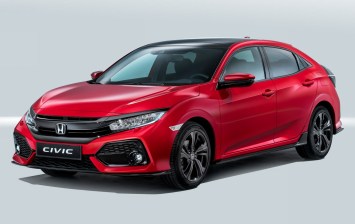 Париж 2016: Honda полностью рассекретила новый Civic хэтчбек