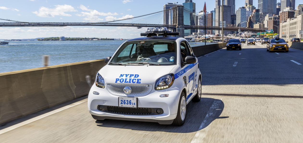 Автомобили smart будут служить в полиции Нью-Йорка