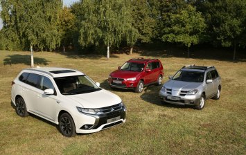 Mitsubishi отмечает 15-летие кроссовера Outlander