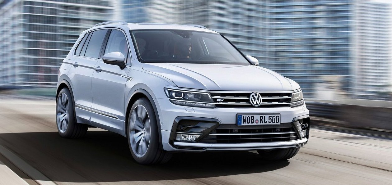 Volkswagen тестирует R-версию нового Tiguan