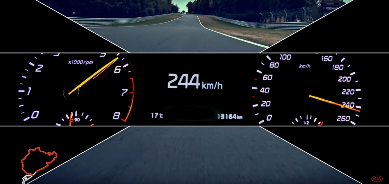 Новинка от Kia разогналась на Нюрбургринге до 244 км/ч
