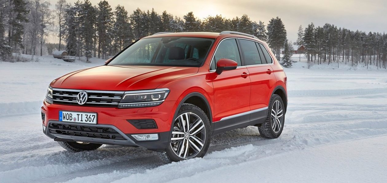 Новый Volkswagen Tiguan доехал до Петербурга